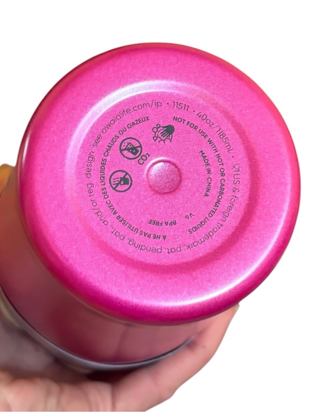 Owala 40 fl oz Stainless Steel FreeSip Sway Tumbler - Read My Lips - Picture 11 of 11